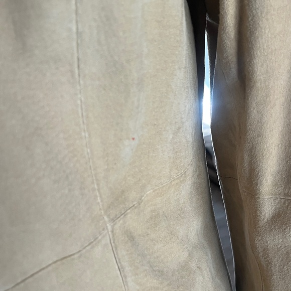 Vintage Penny Lane Leather /fur Trim Coat - Picture 17 of 17